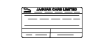 C2Z29993 - Body: Emission Label for Jaguar Image