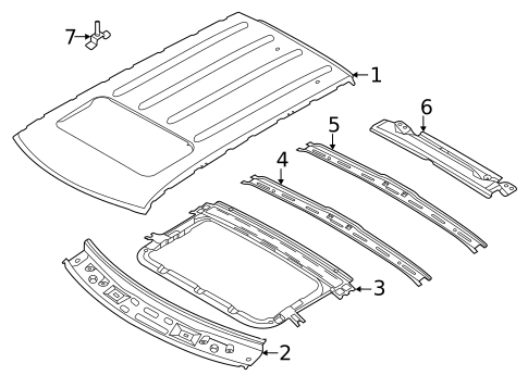 Roof & Components for 2025 Kia Soul #0