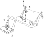 7321020740C0 - Electrical: Retractor Assembly for Toyota: Celica Image