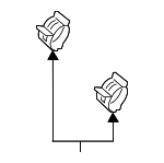 8E0121530 - Cooling System: Connector Hose Clamp for Audi: A6 Quattro, A7 Quattro, A8 Quattro, R8, RS4 Image
