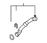4H0122055B - : Lower Hose for Audi: A8 Quattro Image