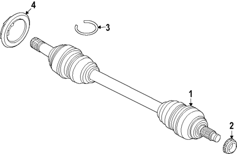 Drive Axles for 2024 BMW i5 #0
