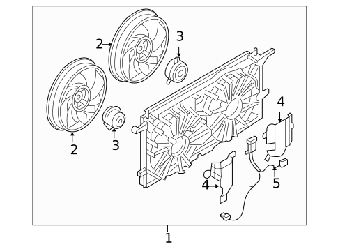 Cooling Fan, Clutch & Motor for 2006 Pontiac Montana #0