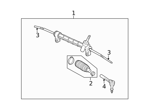 Steering Gear & Linkage for 2009 Pontiac G5 #0