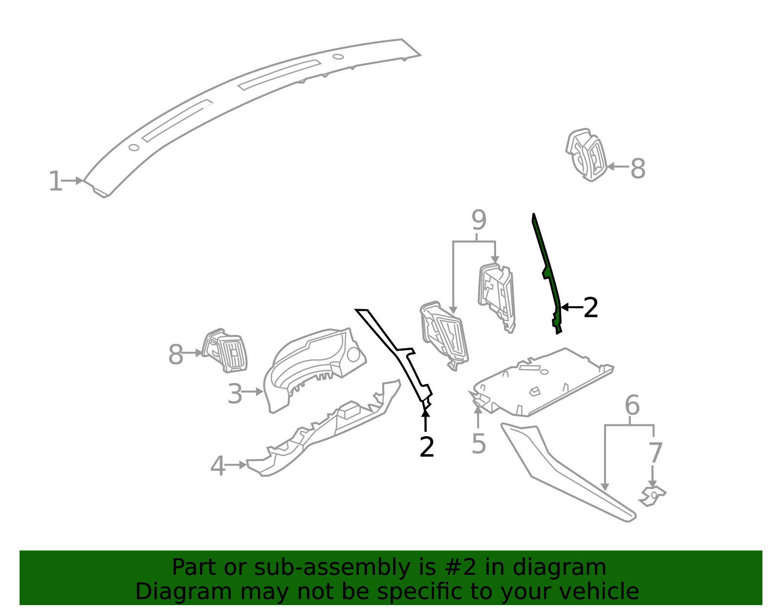2014-2020 INFINITI Q50 Side Trim 684124GA1A | Infiniti of San Jose