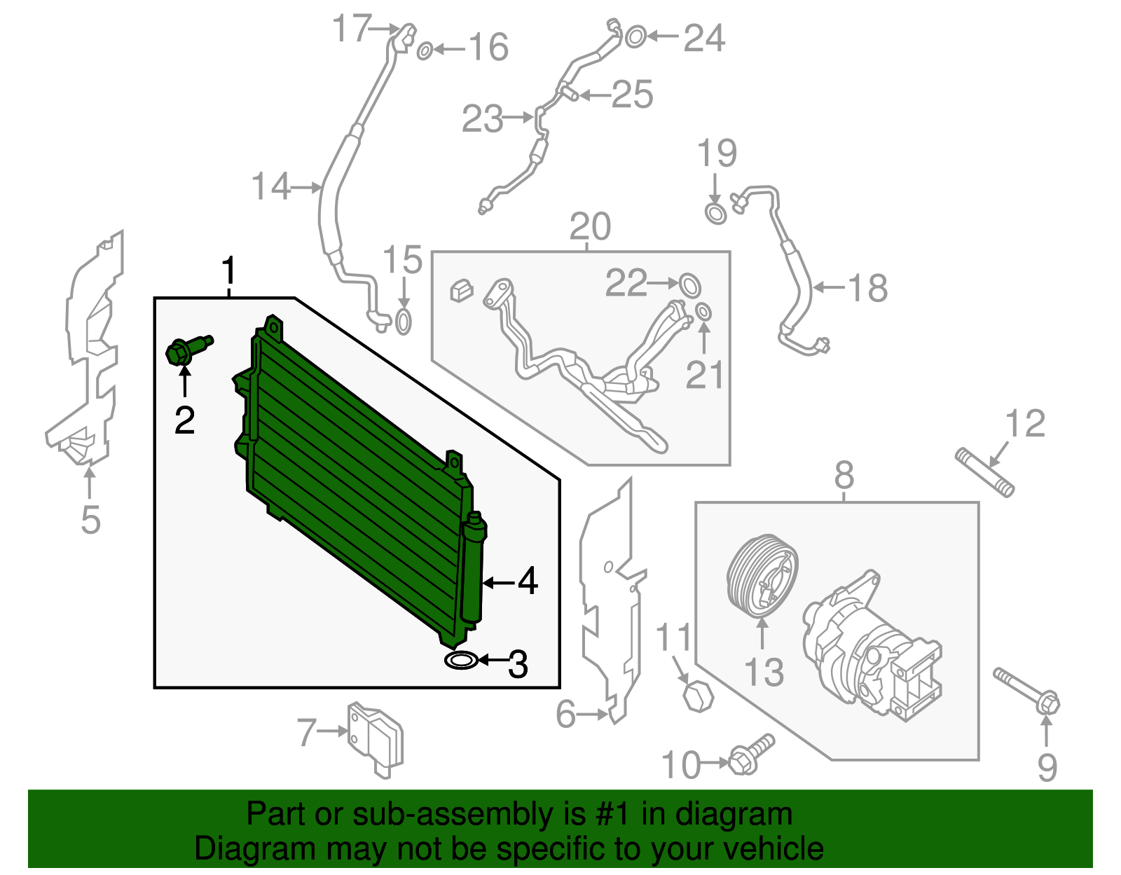Value Advantage™ CONDENSER ASSEMBLY - Nissan (K2100-3JA0JNW)