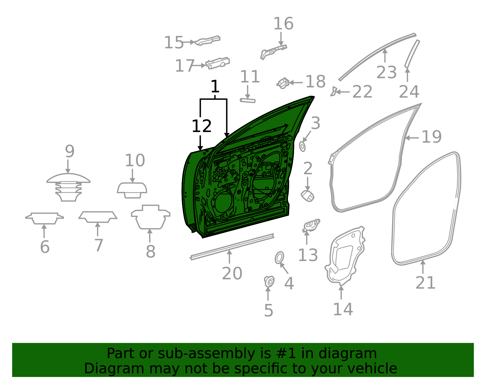 67001-F6010 - Door Shell Longo Lexus Parts