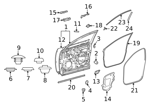 Door & Components for 2025 Lexus NX350h #3