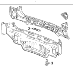 26604410 - : Panel for Buick: Enclave | Chevrolet: Traverse | GMC: Acadia Image