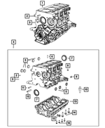 6510528AA - 1.4L Gas; Engine: Double Ended Stud, Mounting for Mopar Image