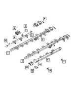 68590102AA - : Rear Suspension Reinforcement, Left for Mopar Image