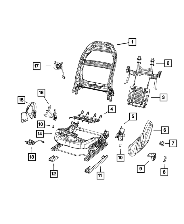1ZV83DX9AB - : Seat Shield for Mopar Image