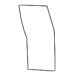 22919923 - Body: Uniside Assembly Insulator for Buick: Regal | Cadillac: ATS, CT4, CT5, CT6, ELR, SRX, XT5 | Chevrolet: Bolt EV, Camaro, Captiva Sport, Colorado, Sonic, Volt | GMC: Canyon Image