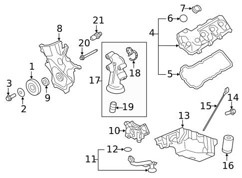 Hardware, Fasteners & Fittings for 2013 Ford Edge #0