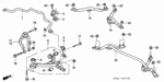 90117SM4003 - Chassis: BOLT, FR. SHOCK ABSORBER LOCK (10X44) for Honda Image