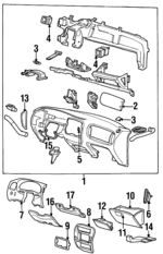 F57Z10043C18A - Body: Cover for Ford: Ranger Image
