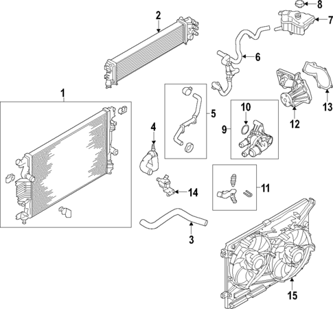 Cooling System for 2017 Ford Escape #0