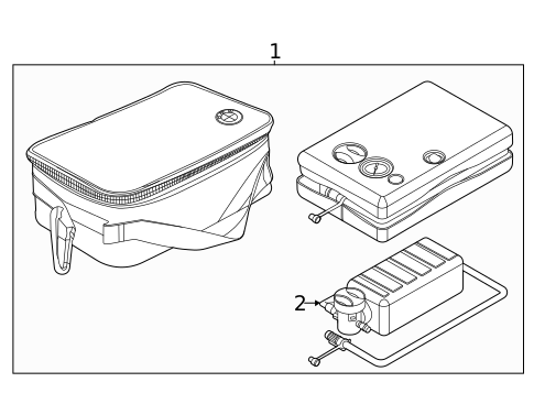Inflator Components for 2024 BMW X6 #0