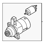 2E911022HX - Electrical: Starter for Volkswagen: Arteon, Golf R, GTI, Jetta Image