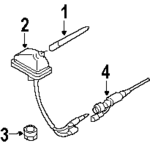 8973118391 - : Antenna Assembly for Isuzu Image