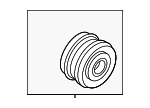PZ1Z10344A - Electrical: Pulley for Ford Image