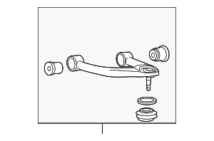 4863060030 - Suspension: Upper Control Arm for Toyota: Land Cruiser Image