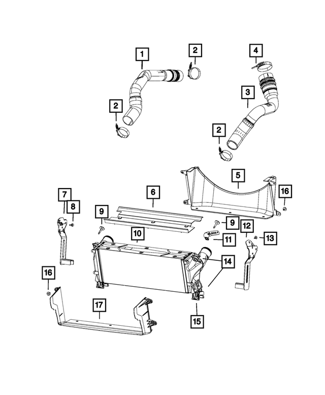 68069568AA - Cooling: Isolator Kit for Mopar Image image