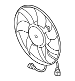 3Q0959455B - Cooling System: Fan for Audi Image
