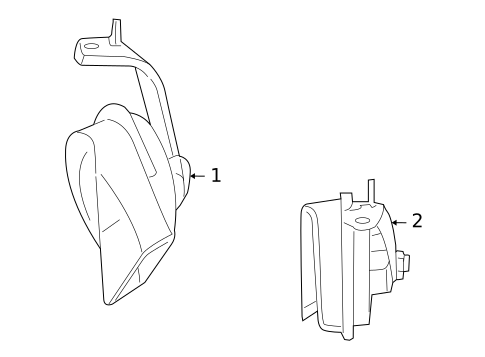 Horn for 2007 Mercedes-Benz S600 #0