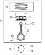 68002288AA - 4.0L Gas; Engine: Connecting Rod Bearing Kit for Mopar Image