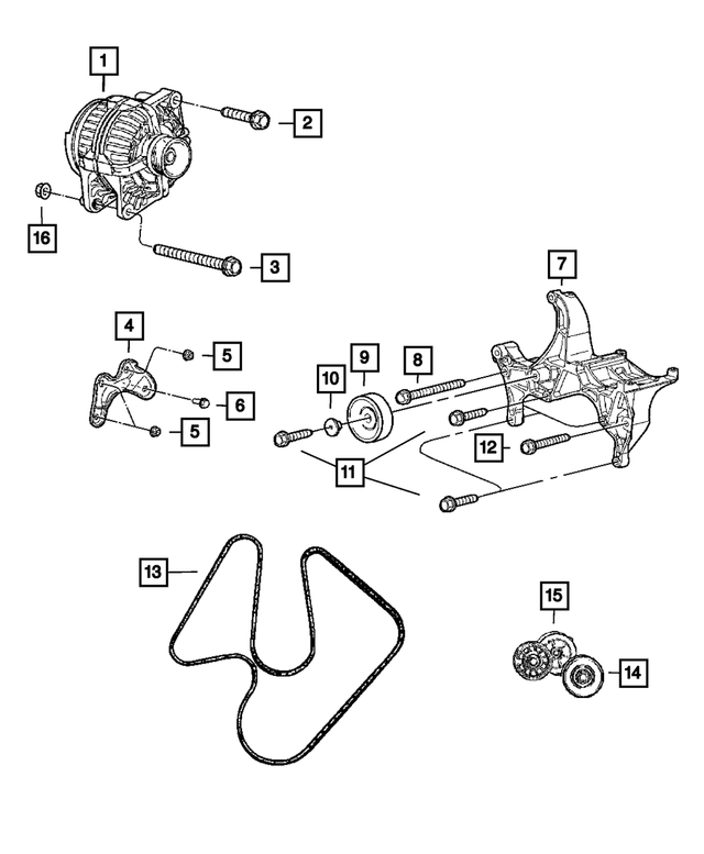 56029700AB - Electrical: Engine Generator for Mopar Image image