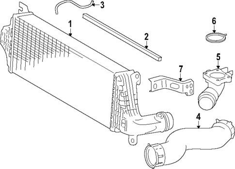 Intercooler for 2025 Toyota 4Runner #0