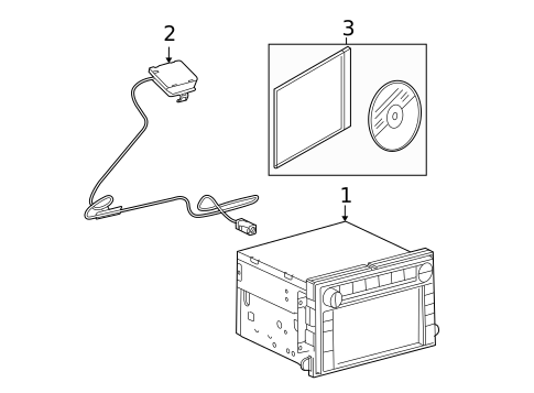 Navigation System Components for 2008 Ford F-350 Super Duty #0