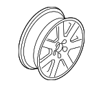 30683913 - : 2004-2013 Volvo Wheel Spare for Volvo: C30, C70, S40, V50 Image
