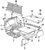 51478120502 - : Spare Cover for BMW: 525i, 525iT, 530i Image