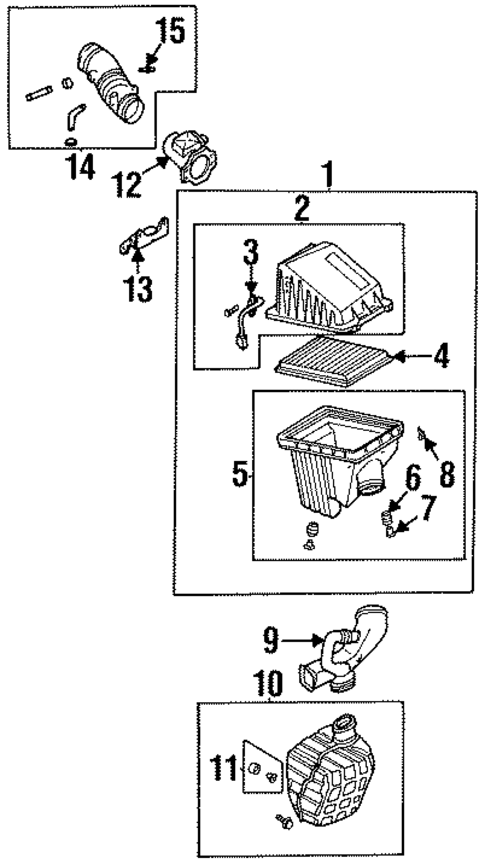 Air Intake for 1995 Nissan Sentra #0