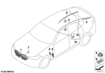 51138080761 - : Grille Front for BMW Image