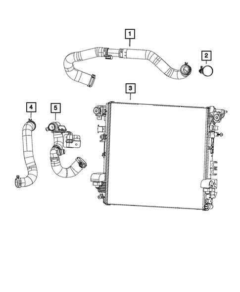 Radiator and Related Parts; Charge Air Cooler for 2024 Jeep Wrangler #3
