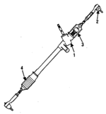 4147415 - Steering: Gear Assembly for Chrysler: Executive Limousine, Laser, LeBaron, New Yorker, Town &amp; Country | Dodge: 600, Aries, Daytona, Lancer, Shadow Image