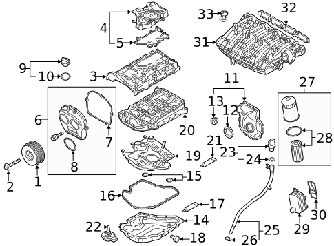 Engine Parts for 2024 Audi A3 Quattro #21
