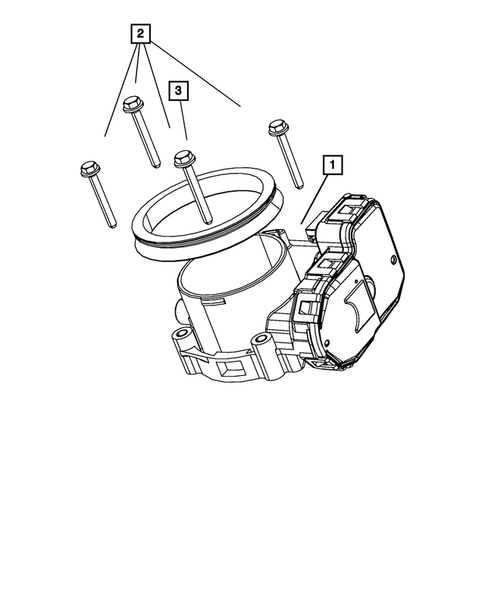 Throttle Body for 2009 Dodge Dakota #0