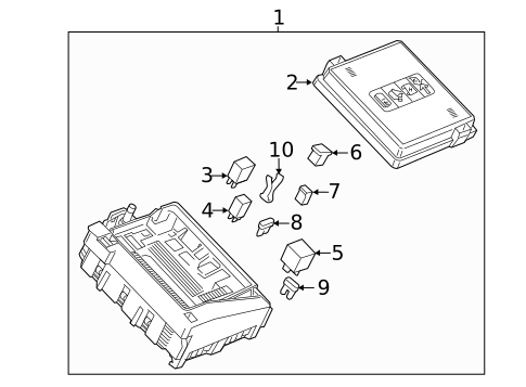 Fuse & Relay for 2024 Chevrolet Traverse Limited #0