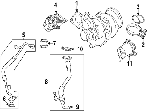 Turbo Charger for 2023 BMW XM #0