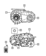 5143716AA - NV146; Transfer Case: Transfer Case Output Shaft for Mopar Image