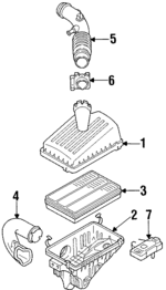 8250083100 - : 1996-1997 Acura SLX - Meter Assembly, Air Flow for Acura: SLX Image