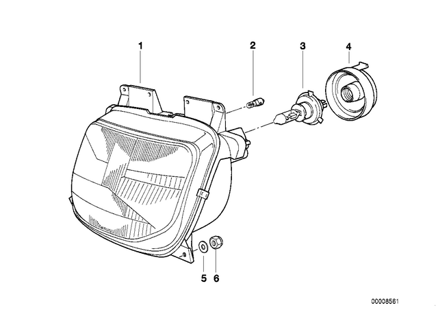 63122306147 - Lights: Headlight - Lv/lht for BMW-Motorrad Image