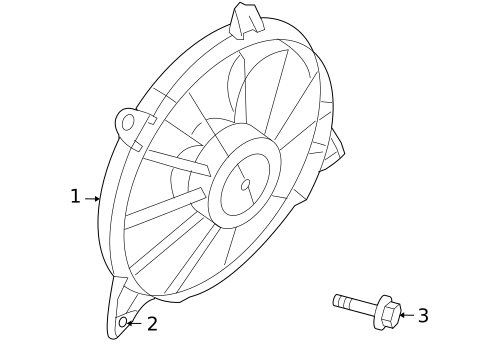 Cooling Fan for 2018 Dodge Journey #0