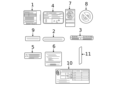 Labels for 2010 Nissan Maxima #0