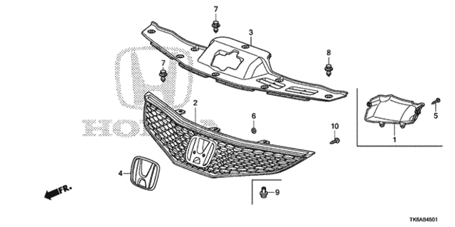 Front Grille (KA) (KC) for 2013 Honda Fit #0