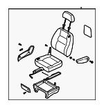 K52Y57200PCQ3 - Body: Passenger Seat for Kia: Sedona Image